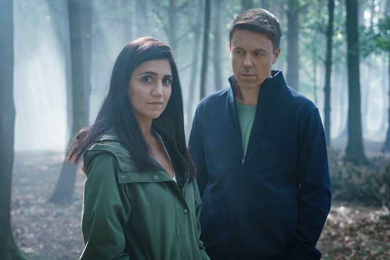 Leila Farzad and Andrew Buchan in Better. Photograph: Ross Fergusan/BBC/Sister Pictures