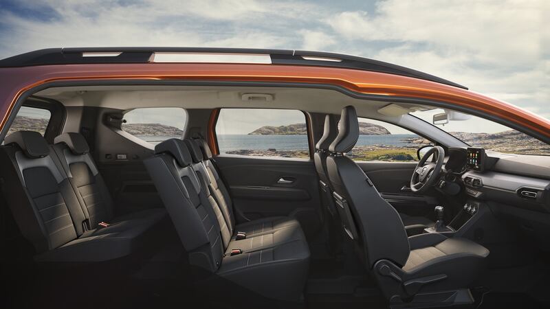 With three full rows of seating, the Jogger is designed to accommodate seven adults in comfort