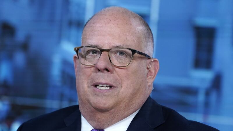 Maryland governor Larry Hogan: “I think at the moment the Republican Party has got some real issues and could face a very difficult time in November.” Photograph: John Lamparski/Getty