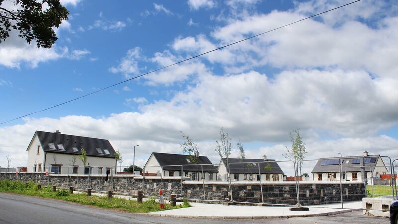 The new houses for Traveller families at Cabragh Bridge, Thurles, Co Tipperary. Photograph: Simon Carswell