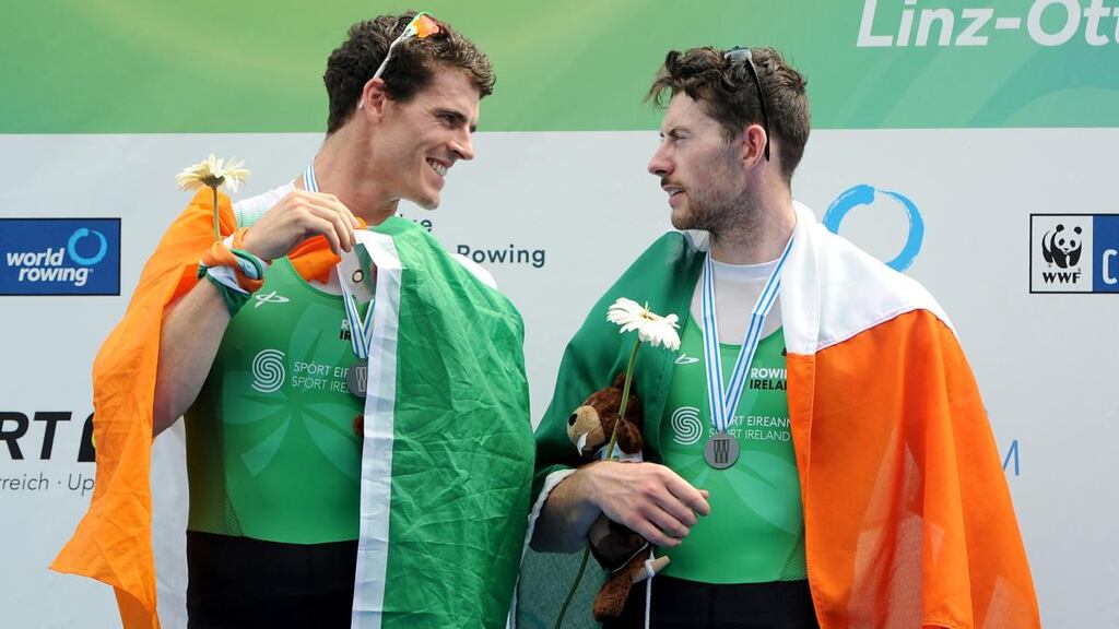Philip Doyle and Ronan Byrne will be among the favourites in Tokyo. Photograph: Detlev Seyb/Inpho