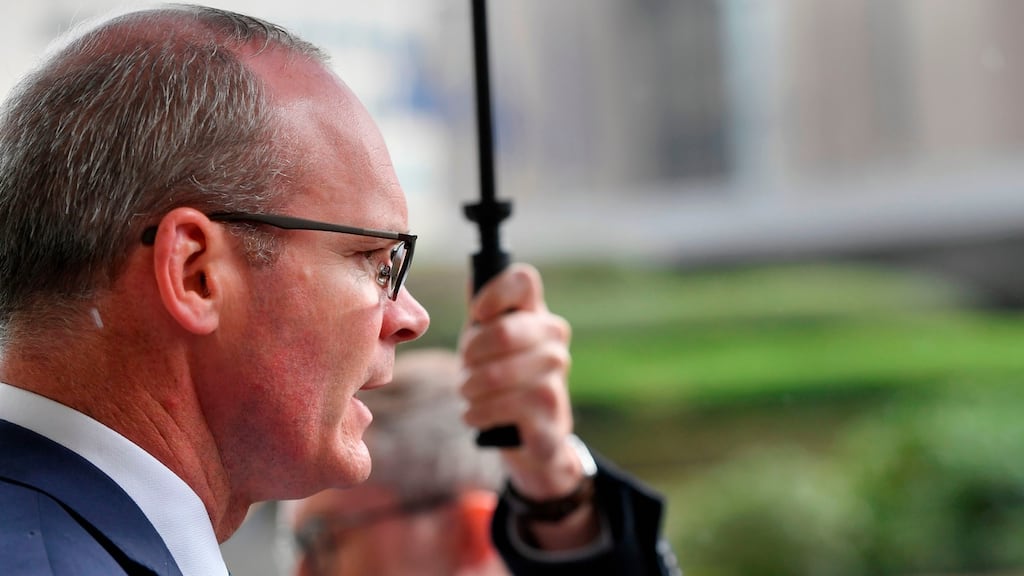 Tanaiste Simon Coveney said Ireland will support any UK request for an extension to Article 50 . Photograph: John Thys / AFP
