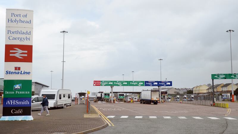 The Holyhead ferry terminal on the Island of Anglesey in Wales: “Even a native of Anglesey in Wales such as myself must admit that by bypassing Holyhead, they are not missing much.” File photograph: Paul Ellis/AFP/Getty Images