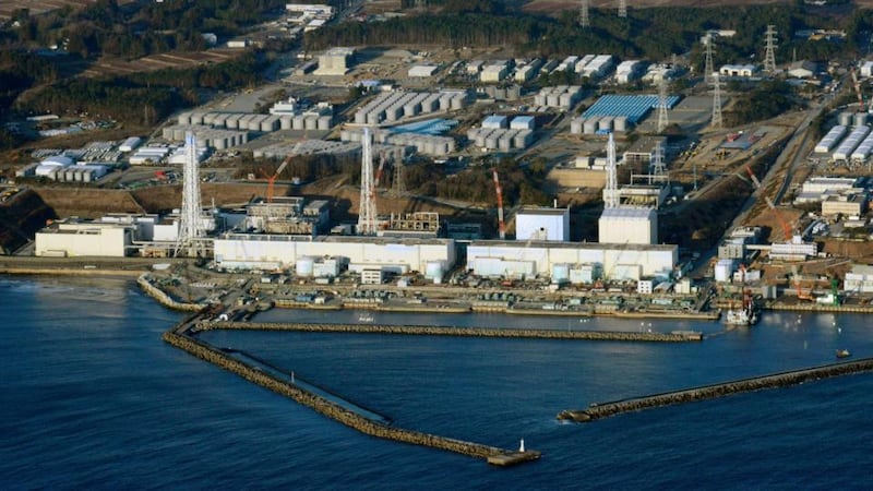 An aerial view shows Tokyo Electric Power Co’s (Tepco) tsunami-crippled Fukushima Daiichi nuclear power plant in Fukushima Prefecture. Photograph: Kyodo/Reuters