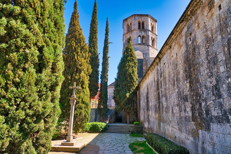 Sant Pere de Galligants, a Benedictine abbey in Girona. Photograph: Ventura Carmona/Getty