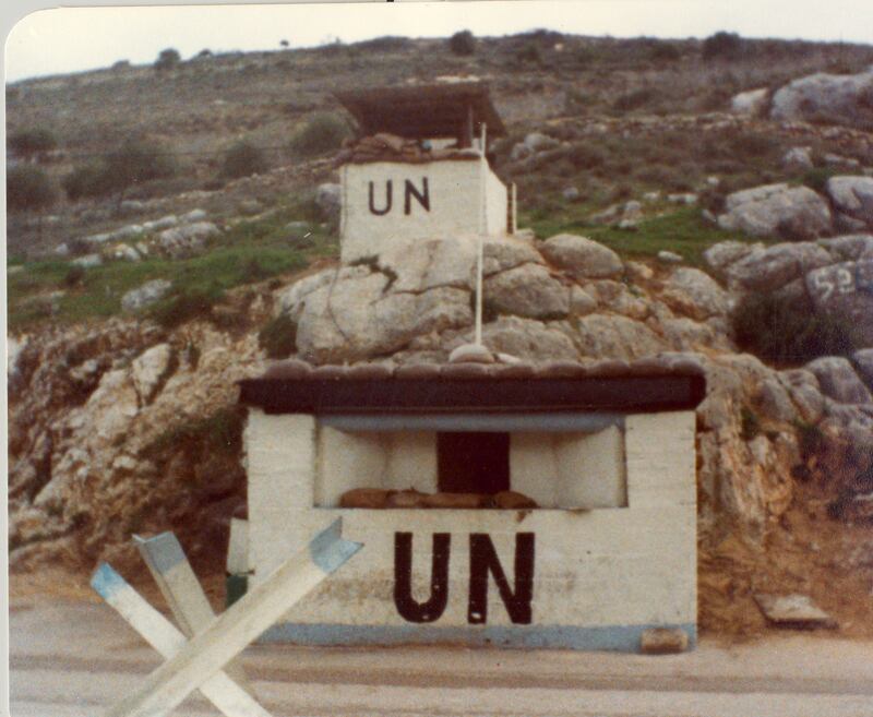 Tibnin Bridge checkpoint. Photograph: Defence Forces