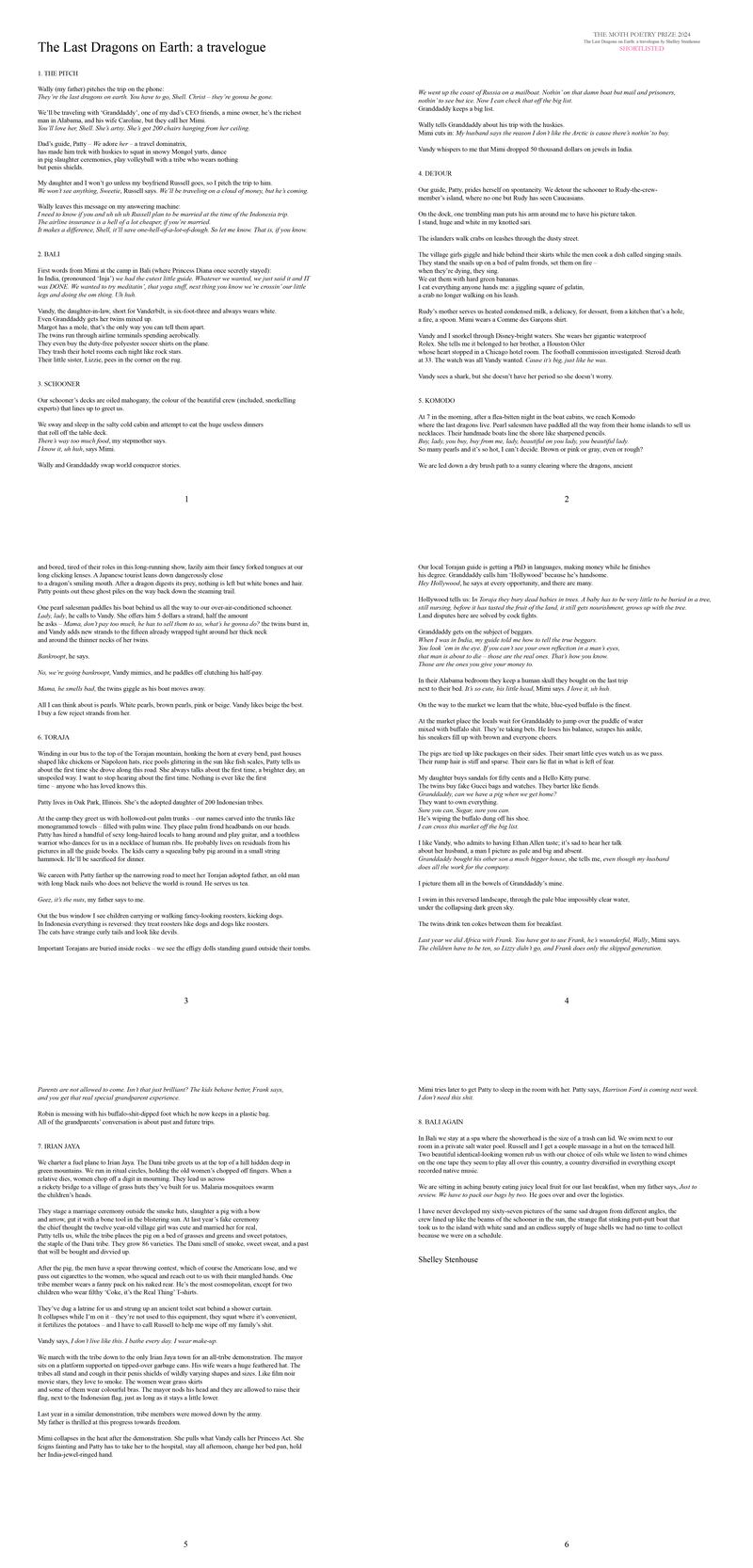 The Last Dragons On Earth