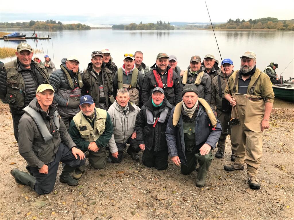 The group from Ireland who fished Lake Menteith in Stirlingshire, Scotland