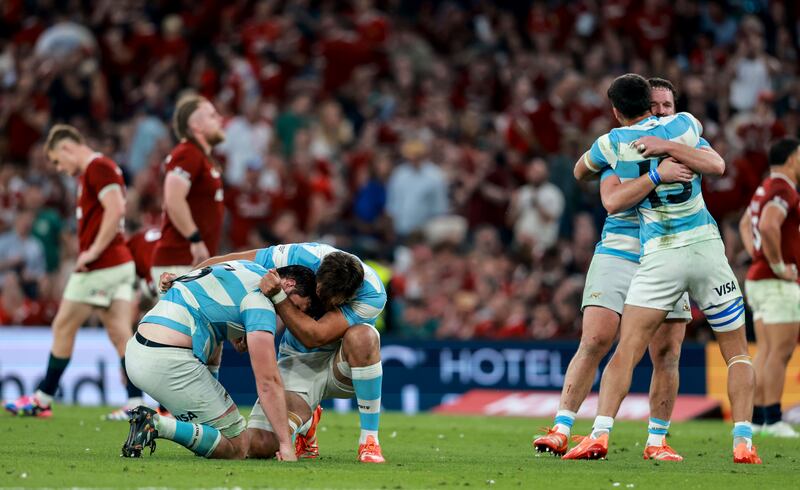 Argentina are a seriously good team, and the British and Irish Lions may have benefitted from meeting them even if the defeat was painful. Photograph: Dan Sheridan/Inpho