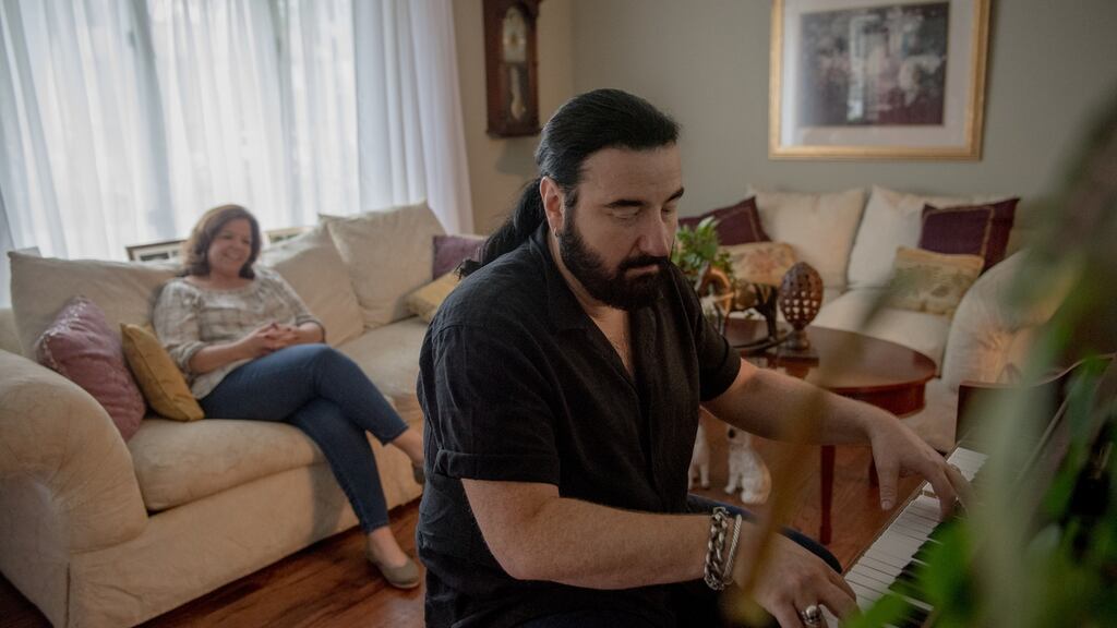 John FitzPatrick and Moira Appicellii. Photograph: Hilary Swift/The New York Times