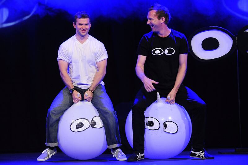 Comedian Jason Byrne (right) performs at the Edinburgh Festival Fringe in 2013. Photograph: Scott Campbell/Getty Images