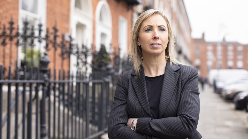 Data Protection Commissioner Helen Dixon: from Friday she will have attention-grabbing fines at her disposal. Photograph: Seán Breithaupt and Yvette Monahan/Getty Images