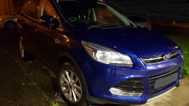 A Ford Kuga was one of the seized vehicles.