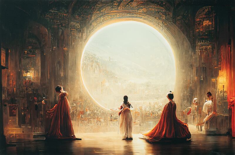 Théâtre d’Opéra Spatial, an AI-generated image by Jason Allen that won the digital category at Colorado State Fair in 2022