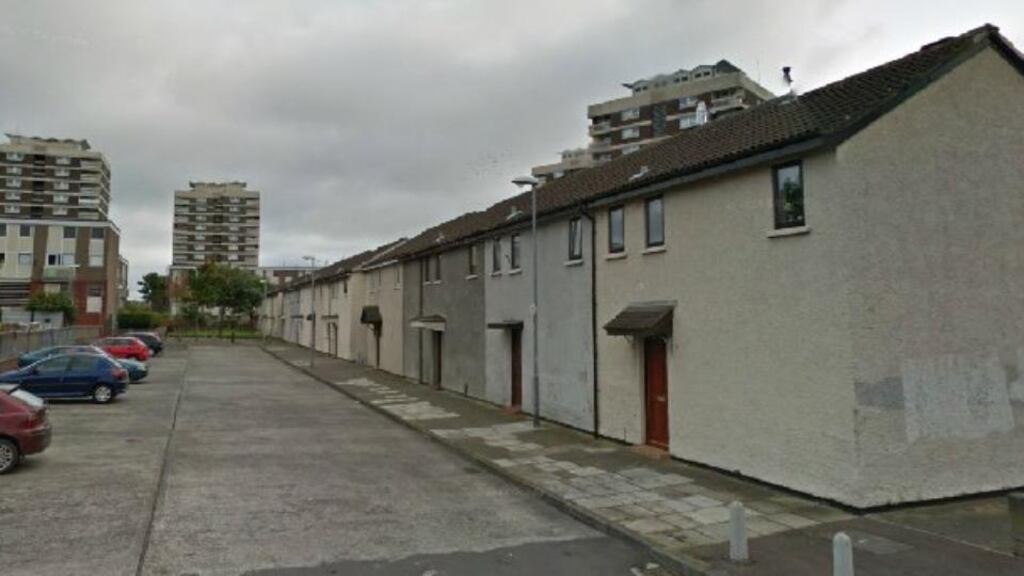 Carlisle Square in New Lodge, north Belfast