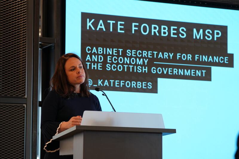 The SNP's Kate Forbes is one potential contestant in the party's upcoming leadership race. Photograph: Andrew Milligan/PA