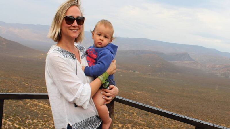 Niamh NicLiam and her son Eoin