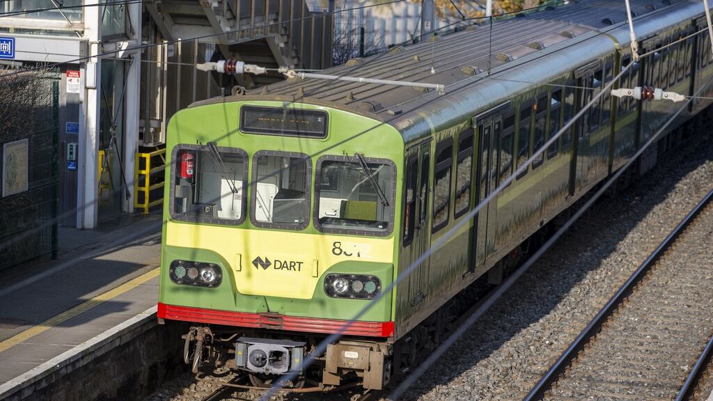 Iarnród Éireann said the new carriages 'will significantly enhance Ireland’s rail transport capacity, particularly to the expanding Dart system in the Greater Dublin Area and eastern region'. Photograph: Tom Honan