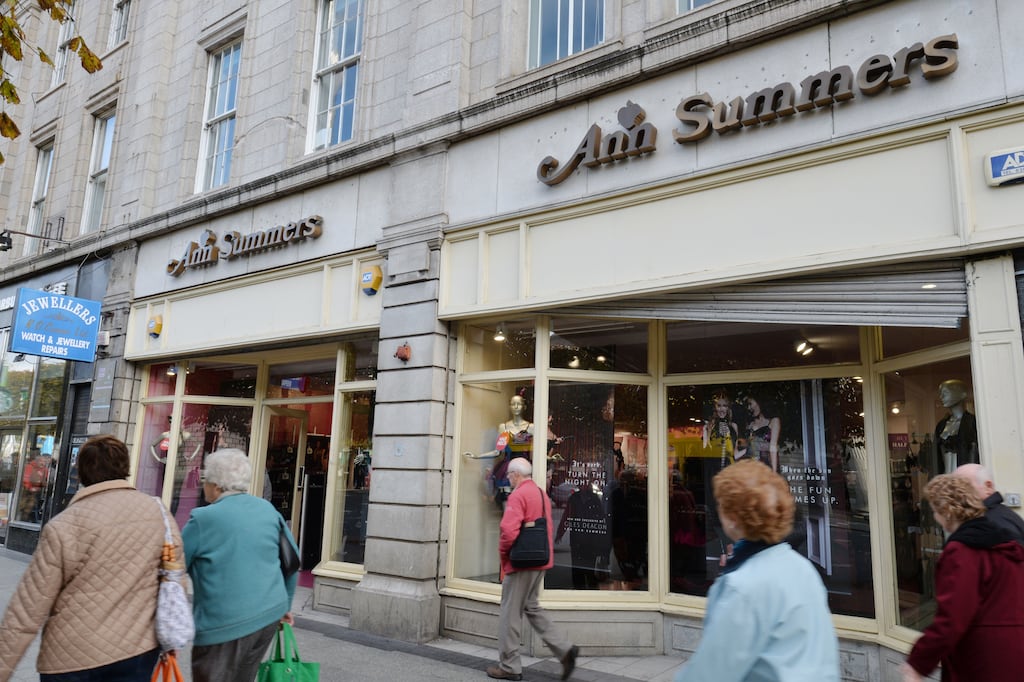 At the end of July 1st, 2023, Ann Summers had a shareholders’ deficit of €2.79m while its cash increased to more than €170,000. Photograph: Alan Betson