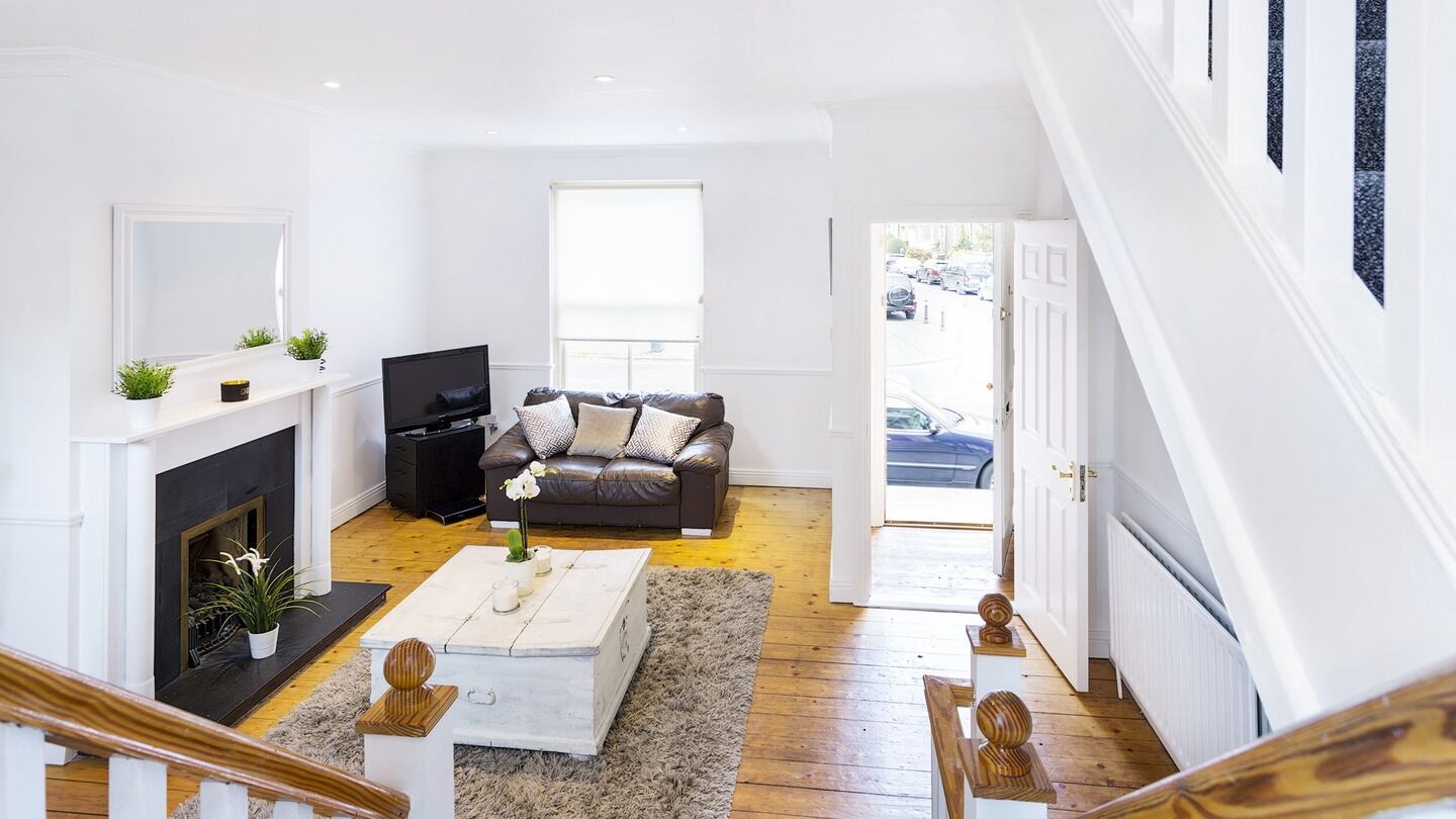 View of the sitting room.