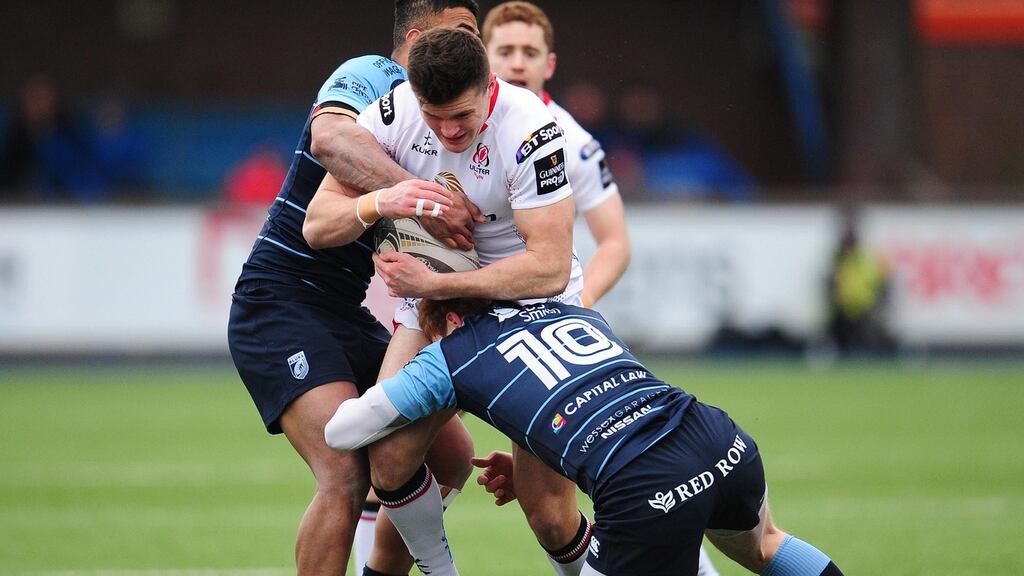 Ulster’s Jacob Stockdale will make his first appearance for Ireland Under-20s this season in Friday’s Six Nations game against Italy at Donnybrook. Photograph: Kevin Barnes/Inpho