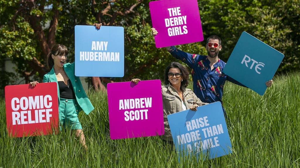 RTÉ Does Comic Relief: the charity fundraiser will be hosted by  Jennifer Zamparelli, Deirdre O’Kane  and Eoghan McDermott (above), plus Nicky Byrne