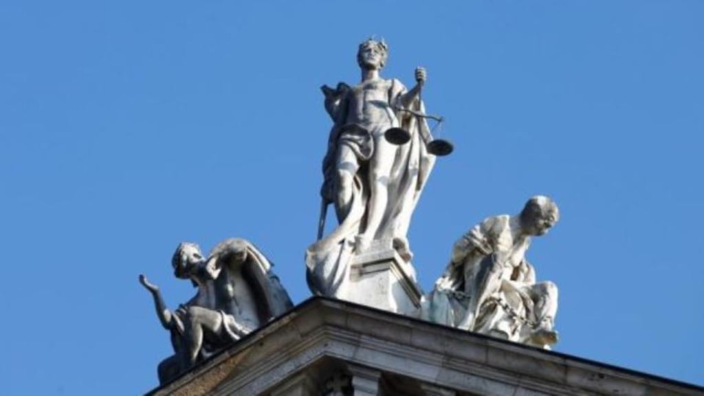 The man and woman are charged with shortening the barrel of a shotgun, having a loaded gun while drunk or under the influence of drugs and having the gun without authority from the secretary of state. Photograph: Michaela Rehle/Reuters