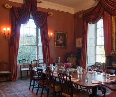 The dining room at Drishane House