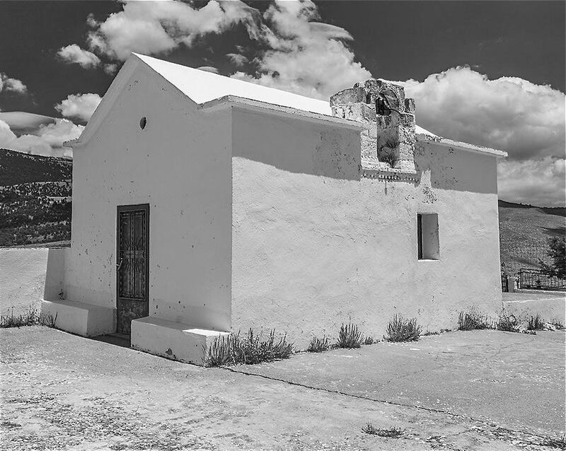 Church of Agia Ekareini in Anopoli, part of the landscape explored in Memorialising the Sacred at the Irish Architectural Archive. Photograph: Oyen Leif