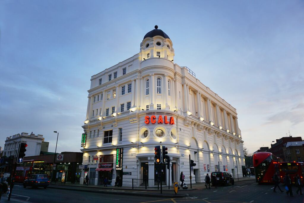 Scala!!!: The cinema's former home in the King's Cross area of central London is now a music and arts venue