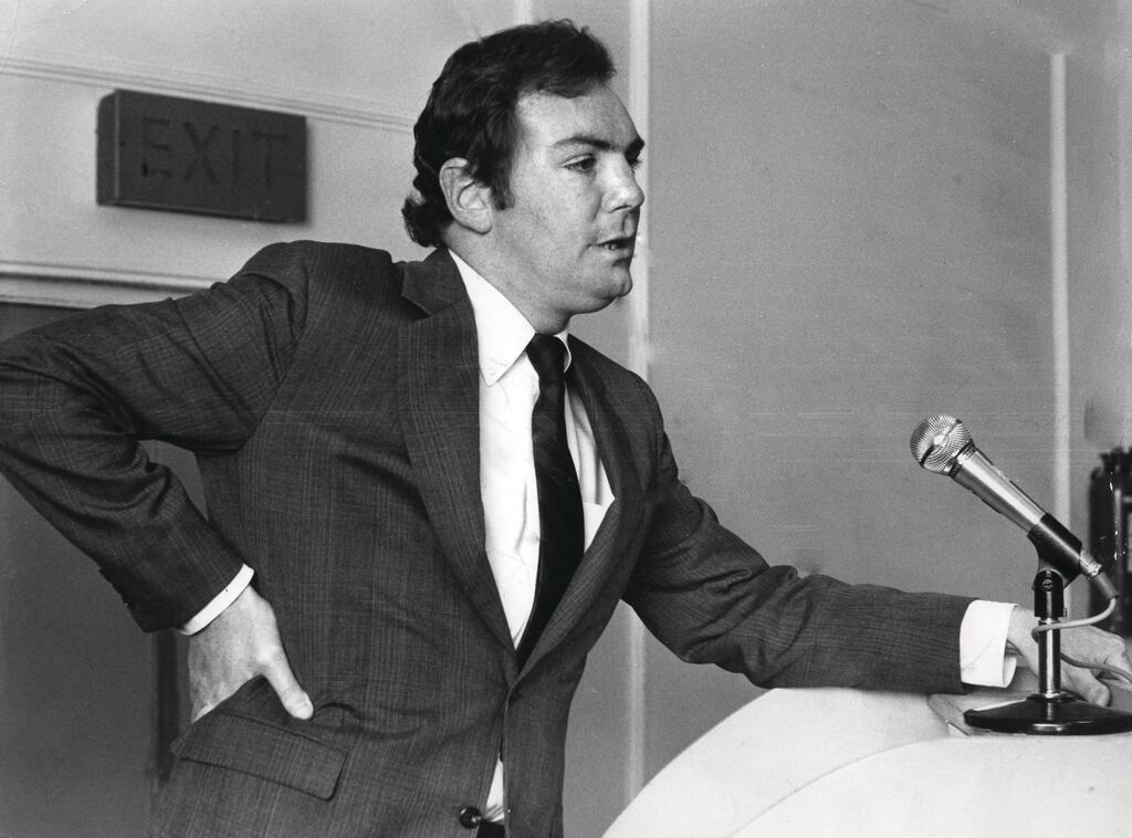 Tributes have been paid to Tony O'Reilly, pictured in 1974: Photograph: Paddy Whelan/The Irish Times