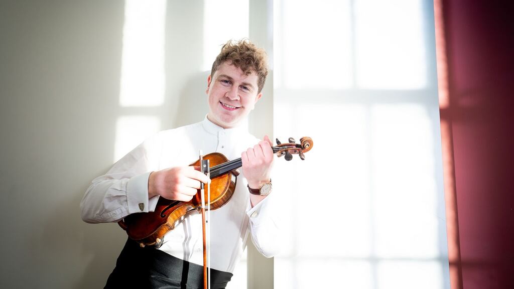 Violinist Patrick Rafter: Far-sighted musical vision. Photograph: Tom Honan for The Irish Times.