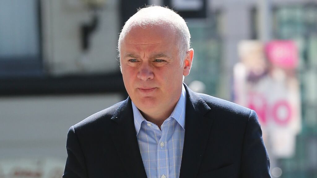 Former Anglo Irish Bank chief executive David Drumm arriving at Dublin Circuit Criminal Court on Friday. Photograph: Collins Courts.