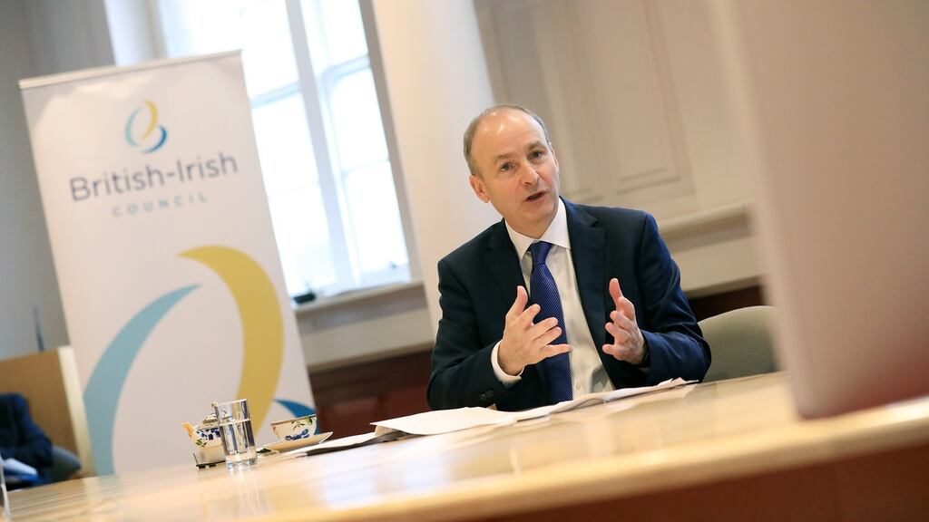 Taoiseach Micheál Martin: ‘We cannot take anything for granted and we must continue to adhere to the restrictions for the next three weeks.’ Photograph: Julien Behal