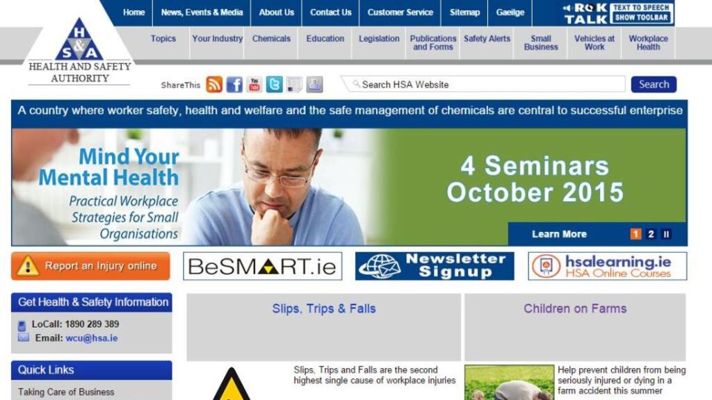 The HSA has investigators at the scene of a farming incident in Ballon, Co Carlow.