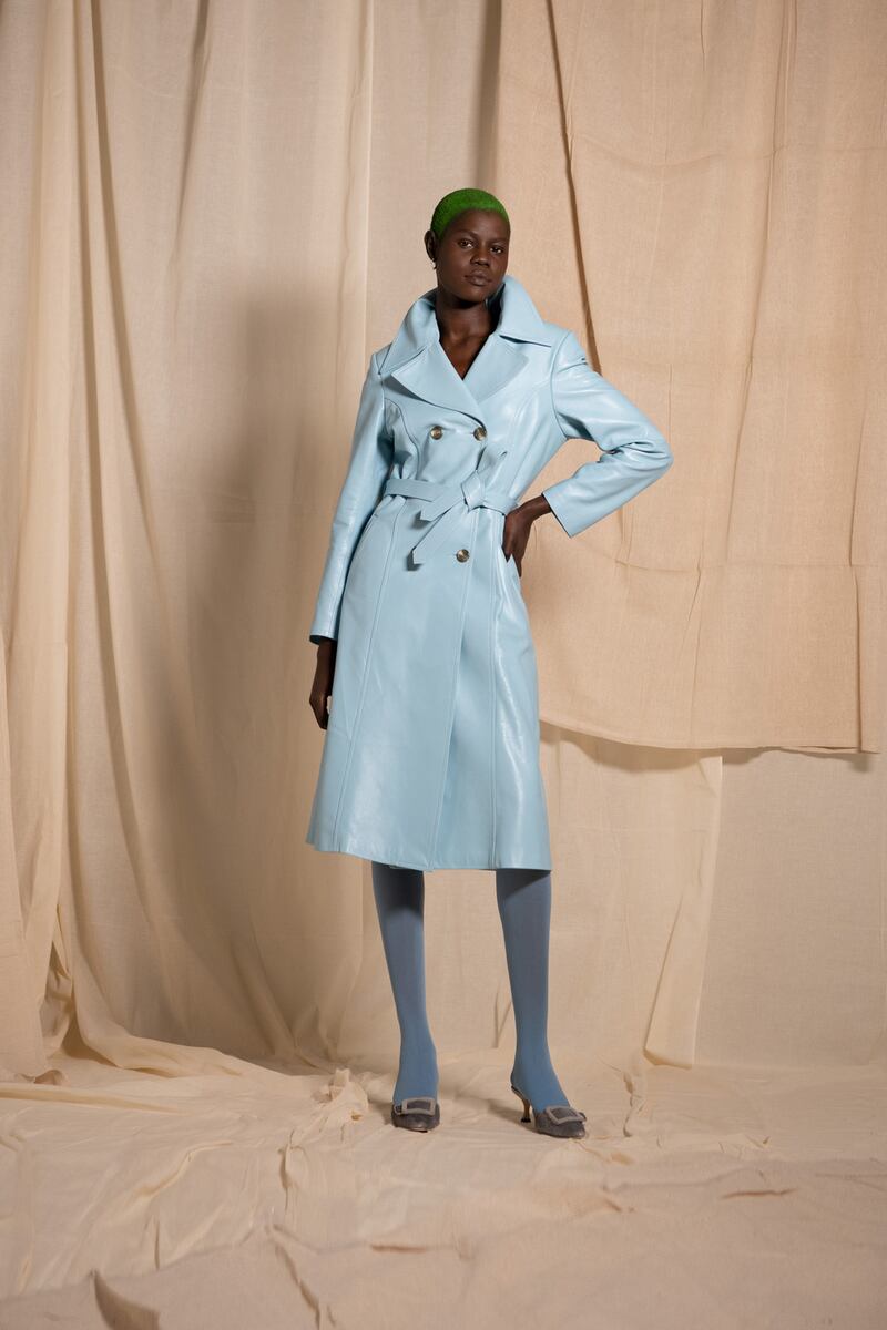 New look from Richard Malone's AW22 collection unveiled at London Fashion Week