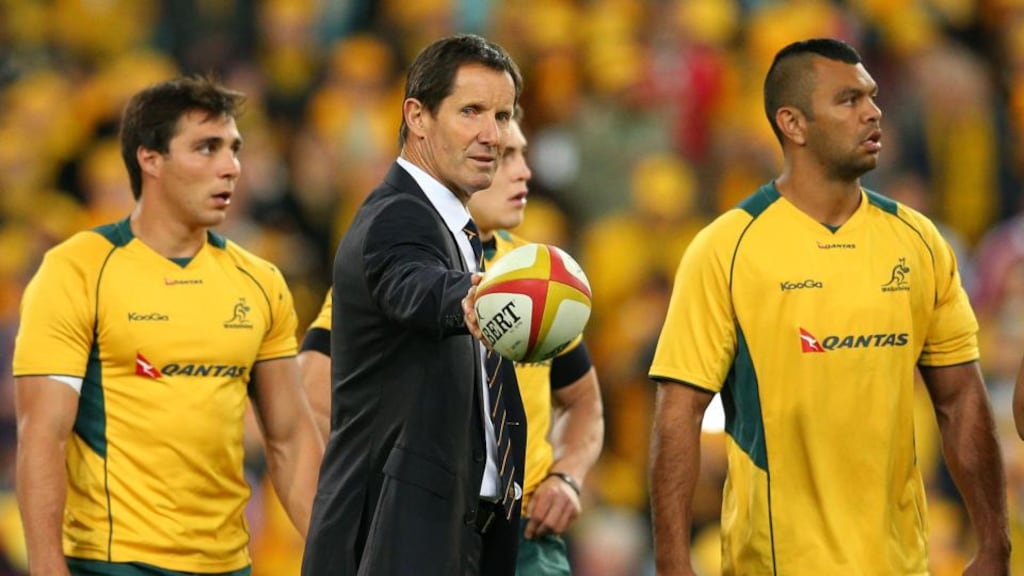 Former Australia coach Robbie Deans: flattered to be linked with the Leinster role, but the timeline does not suit. Photograph: Cameron Spencer/Getty Images