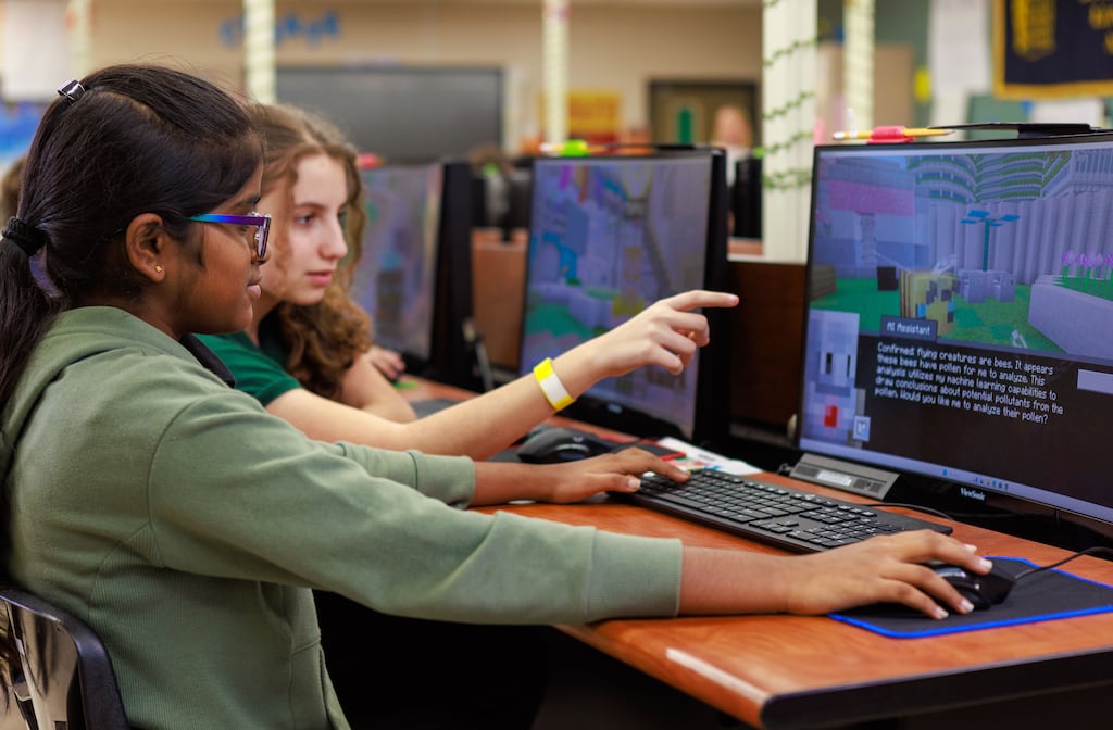 Prodigy's new AI skills for students programme is delivered through Minecraft Education.