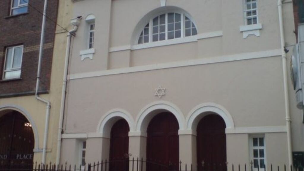 Cork’s synagogue on the South Terrace, which closed earlier this year.