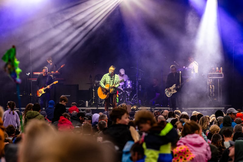Crowd enjoying the music Kaleidoscope at Rossborough House, Co Wicklow. Photograph: Anamaria Meiu
