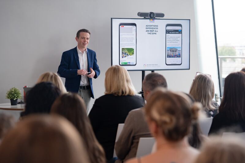 David Murphy, group head of digital solutions, The Irish Times Group