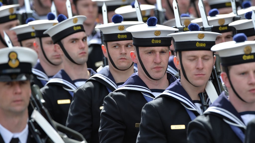 Both PDFORRA, which represents non-commissioned ranks in the Naval Service, and RACO, which represents commissioned officers, said the tax credit is a step in the right direction but will not be enough to retain personnel. Photograph: Alan Betson/The Irish Times