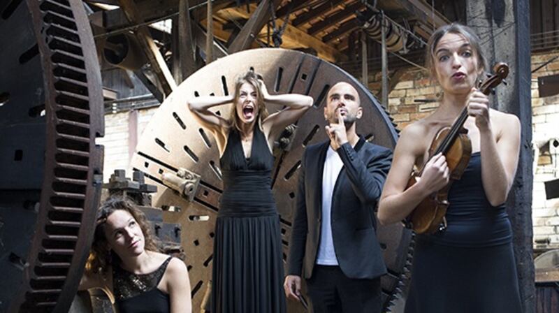 France’s Quatuor Voce begin their nine-stop Music Network tour at Warrenpoint Town Hall in Co Down