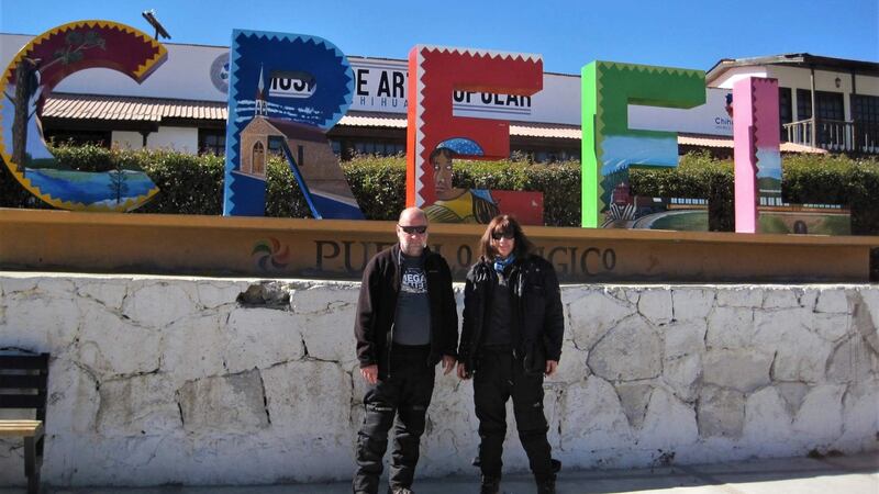 ‘On September 5th, 2017 we drove a grossly overloaded Ural into Death Valley and kept going. We travelled north to Washington, and in October crossed from Montana, through Canada, to Massachusetts.’