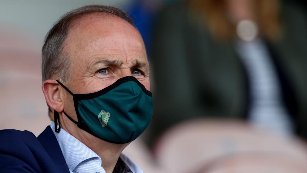 Taoiseach Micheál Martin: The realisation of up to 2,400 social housing units through leasing by funds to local authorities could be jeopardised if the lower stamp duty rate is not reinstated. Photograph: INPHO/James Crombie