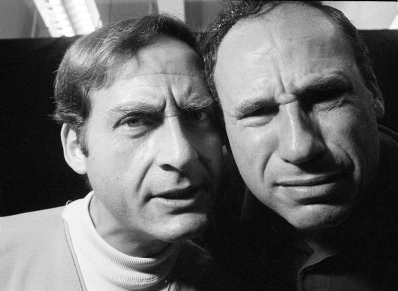 Sid Caesar and Mel Brooks in 1967. Photograph: CBS/Getty Images