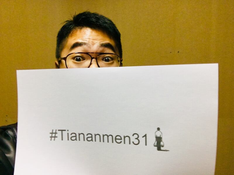 The Shanghai-born satirical cartoonist and artist known by his pseudonym Badiucao, who has drawn comparisons to the graffiti artist Banksy.