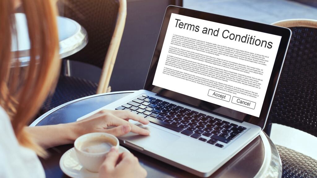 Should you read all the terms and conditions or totally ignore them? Or  simply check for key words and phrases that might trip you up? Photograph: iStockphoto