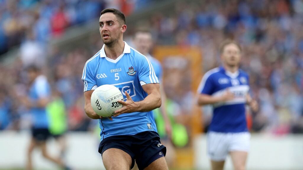 James McCarthy: athletic defender has played a huge role in Dublin’s success in recent years. Photograph: Ryan Byrne/Inpho