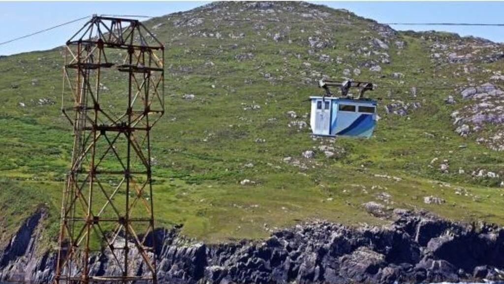 The current cableway facilitates the operation of a single six-person cable car used by some 20,400 visitors each year, according to planning documents. Photograph: Getty